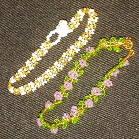 💥3for$30💥Loom Weaved Flower Pattern - Picture 1 of 1